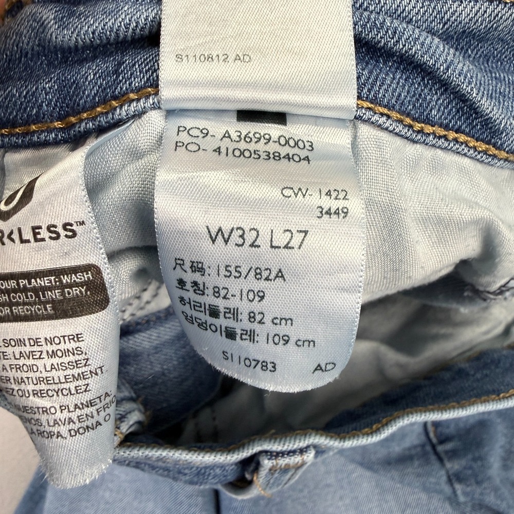 Levi's Silver Tab Mom‎ Jeans Women's Size 32x27 High-Rise Tapered Blue Denim - Picture 6 of 16